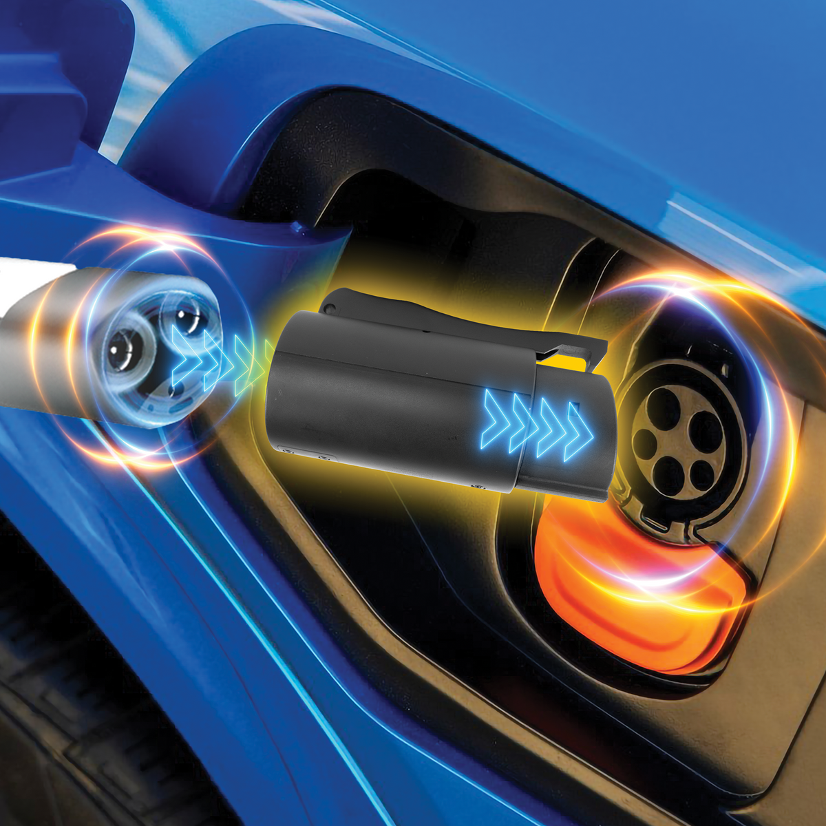 Tesla to Type 1 Portable EV Charging Adapter