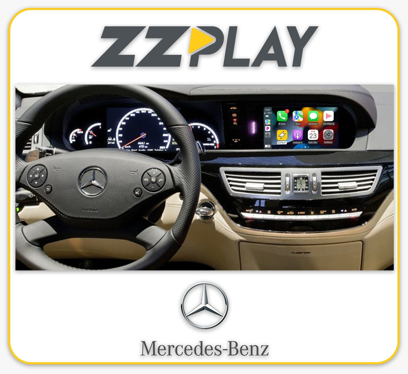 ITZ-NTG35-A ZZPLAY Wireless CarPlay Android Auto and Cameras Input Integration Kit