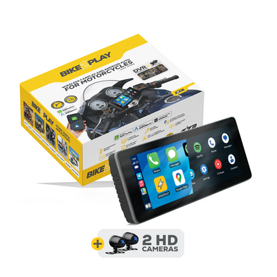 BIKE2PLAY Plus 7" With DVR | CarPlay & Android Auto