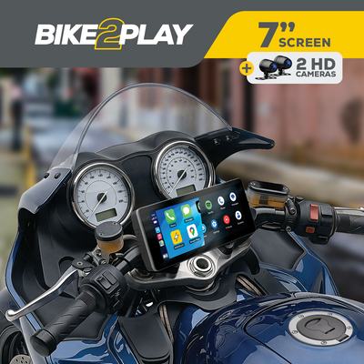 BIKE2PLAY Plus 7" With DVR | CarPlay & Android Auto