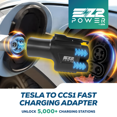 Tesla to CCS1 Fast Portable EV Charging Adapter