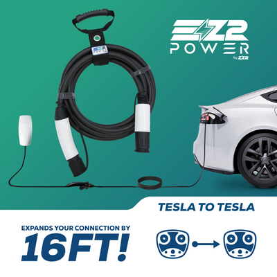 Tesla To Tesla Extension Cable/Cord for EV Vehicles