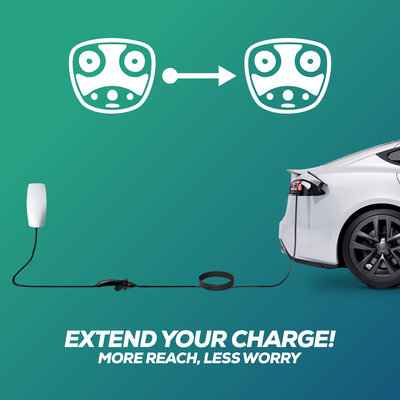 Tesla To Tesla Extension Cable/Cord for EV Vehicles