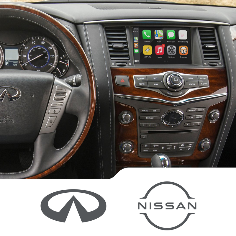 IT2-INF-Q70 ZZPLAY Wireless CarPlay Android Auto and Cameras Input