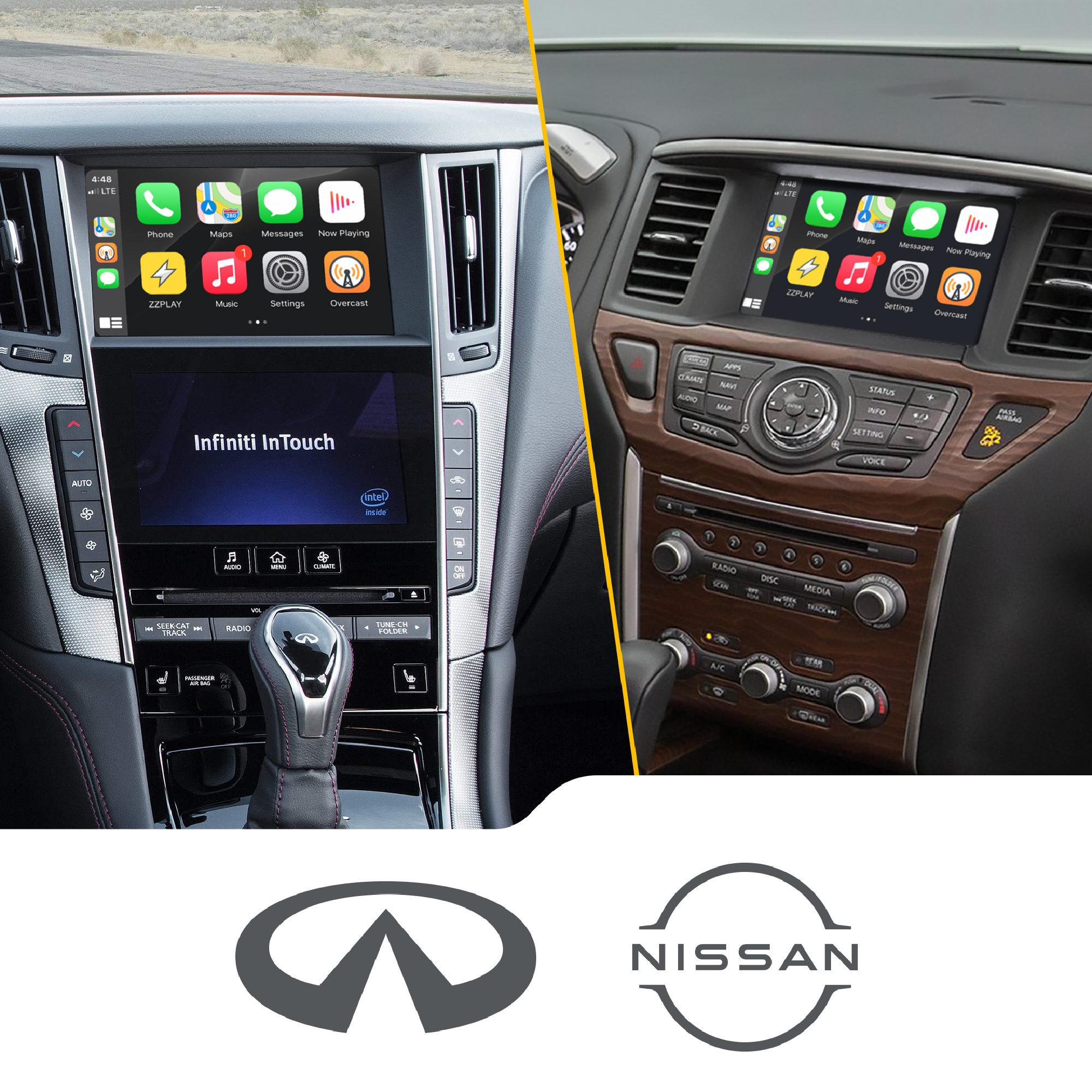 ITZ-NIF ZZPLAY Wireless CarPlay Android Auto and Cameras Input ITZ-NIF ZZPLAY Wireless CarPlay Android Auto and Cameras Input