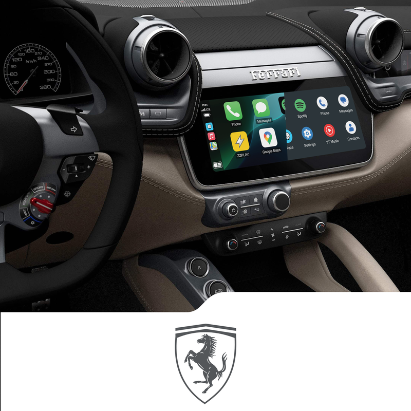 Adattatore CarPlay Wireless Per Ferrari Portofino 2018-2023 – Plug & Play, Bluetooth 5.0, Controllo Vocale, Compatto
