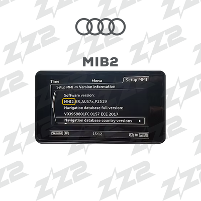 10.25" DIZZPLAY for AUDI A3 (8V) 2014-2020 equipped with the MIB2 - LHD