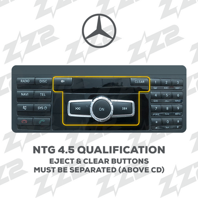 10.25" DIZZPLAY for MB E Class Coupe (C207/A207) 2012-2015 equipped with the NTG45 - LHD.