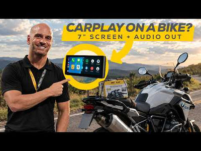BIKE2PLAY Plus 7" With DVR | CarPlay & Android Auto