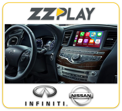 IT2-INF-Q70 ZZPLAY Wireless CarPlay Android Auto and Cameras Input Integration Kit