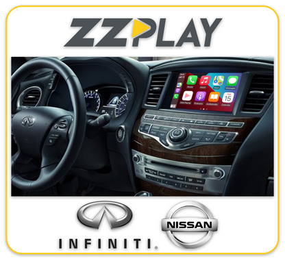 IT2-INF-Q70 ZZPLAY Wireless CarPlay Android Auto and Cameras Input Integration Kit